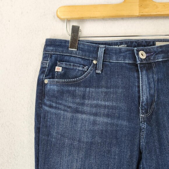 AG Adriano Goldschmied Jeans Womens 28R Blue Legging Ankle Skinny Contour 360 - Picture 2 of 11